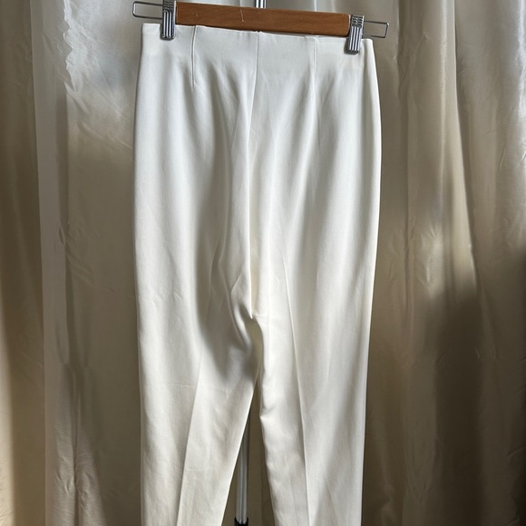 Aritzia Babaton white work wear pant split hem at the bottom - Picture 2 of 8